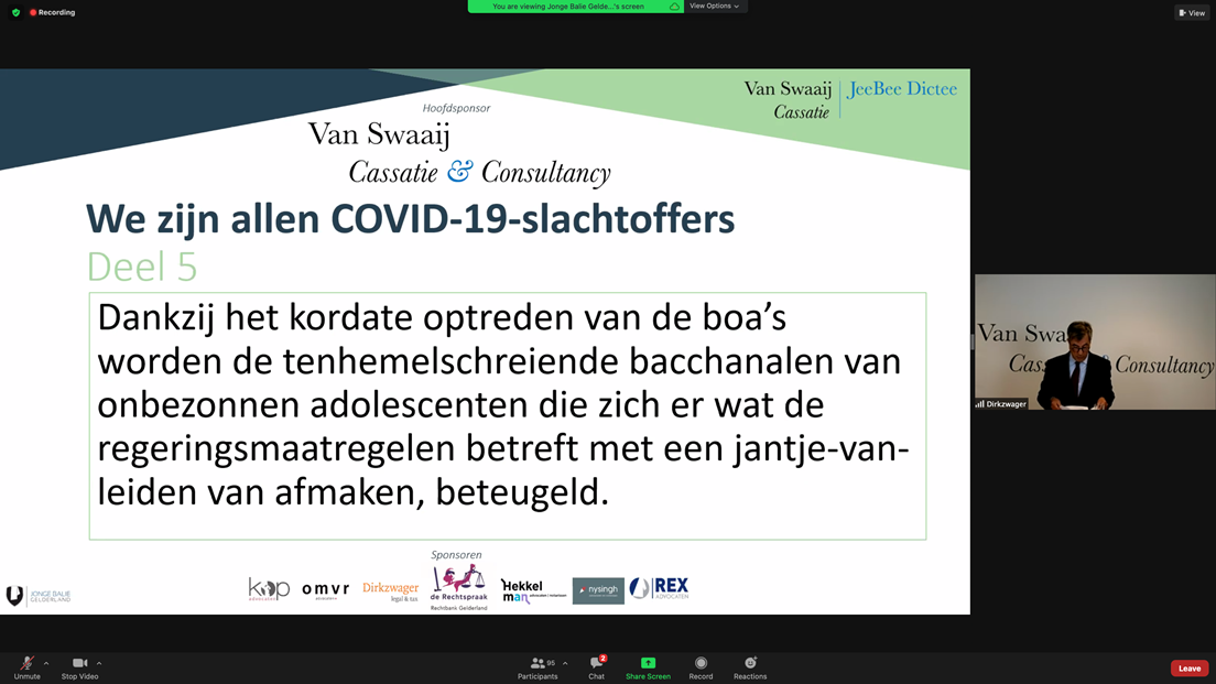 Dictee.2020.Deel 5 - - van Swaaij Cassastie & Consultancy - cassatieadvocaat - cassatie advocaat