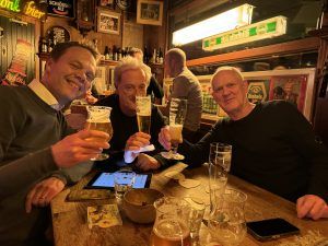 Van links naar rechts: Tijn Kortman, Michiel van Emmerik en Jan van der Grinten (foto SvS, iPhone 15 Pro Max) 