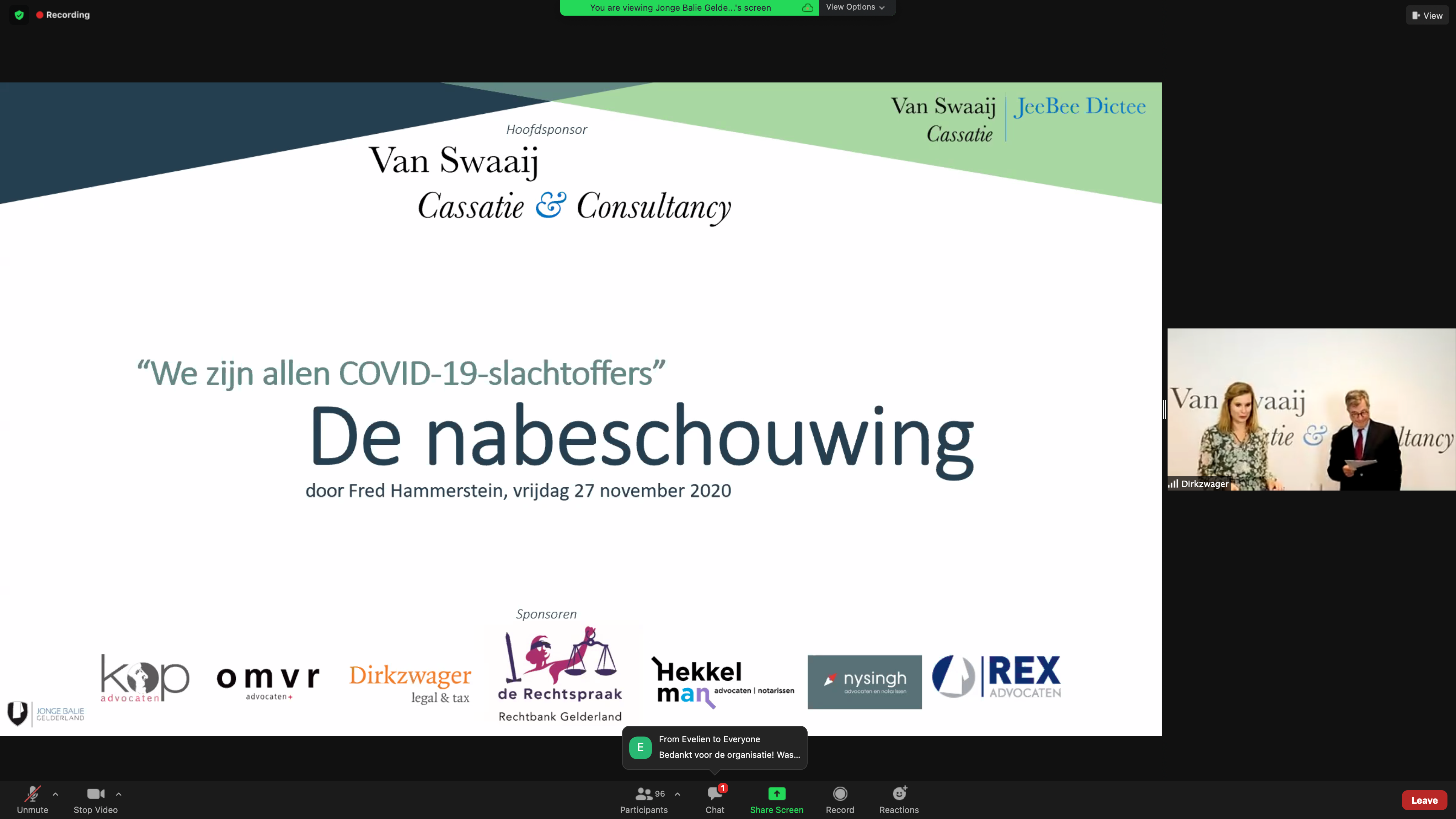 Nabeschouwing - - van Swaaij Cassastie & Consultancy - cassatieadvocaat - cassatie advocaat